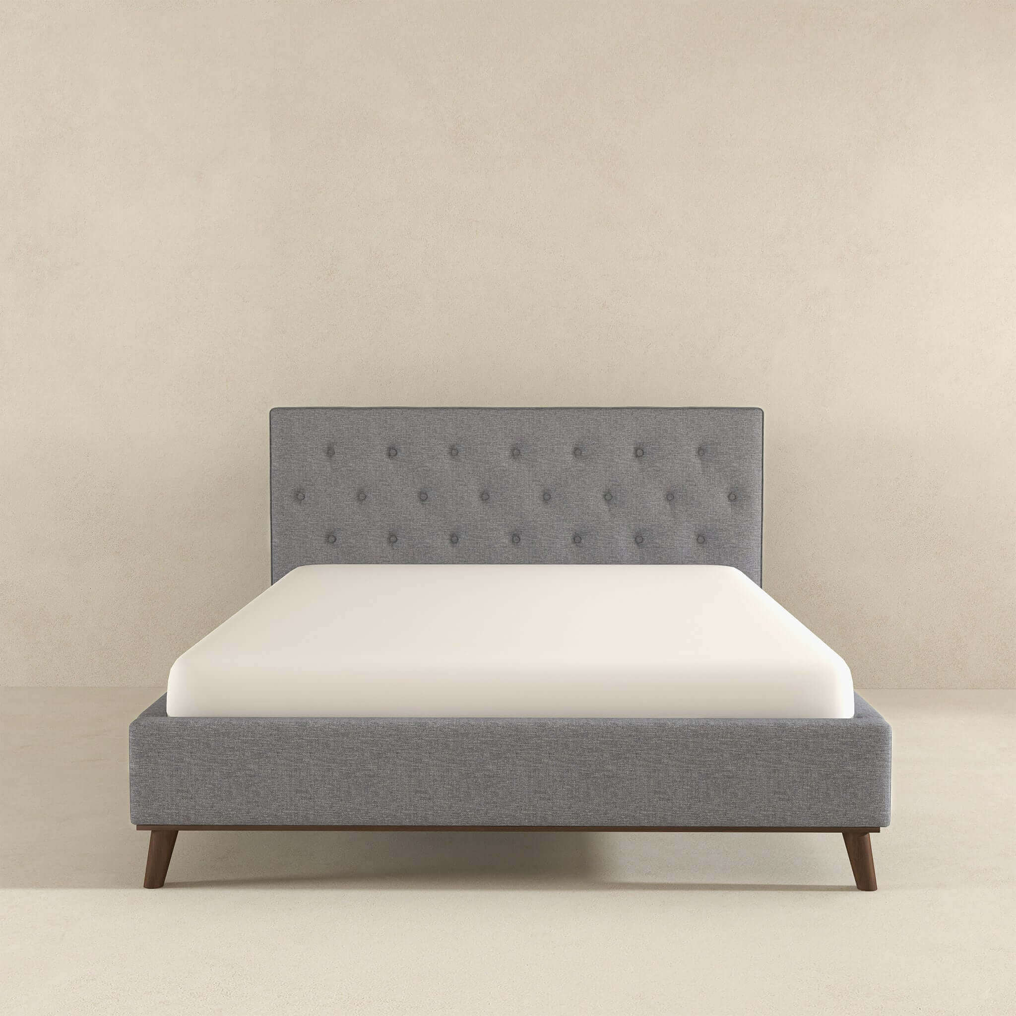 Graceville Light Grey King Platform Bed