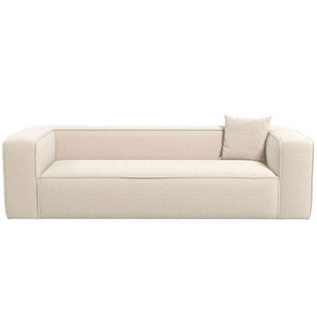 Marshall Modern Cream Boucle Sofa - 91"