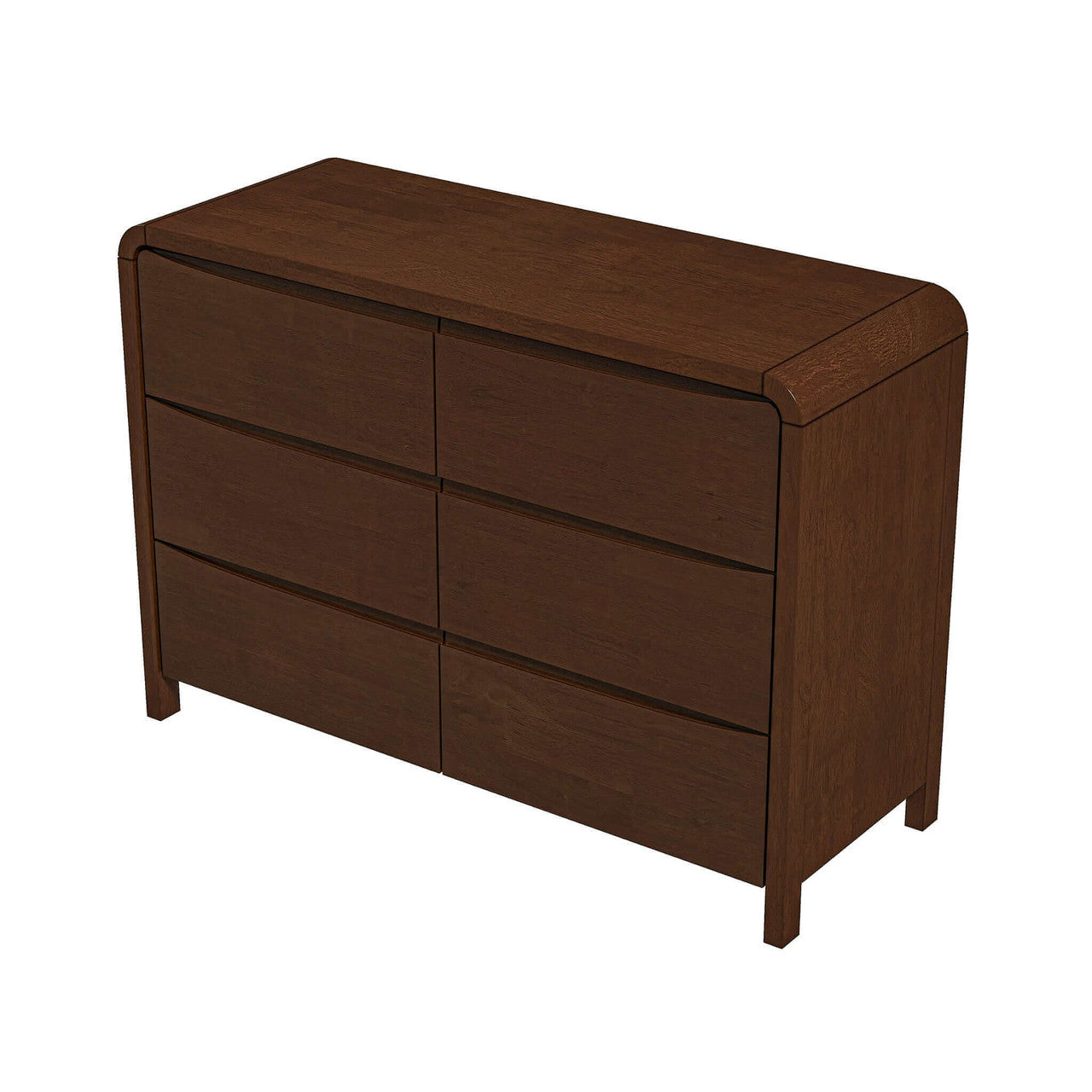 Lionel Mid Century Modern Solid Wood 6-Drawer Dresser| Zin Home zinhome Lionel Mid Century Modern Solid Wood 6-Drawer Dresser| Zin Home zinhome