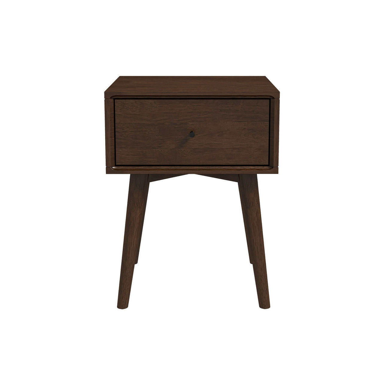 Avery  Solid Wood Night Stand 1 Drawer - Walnut