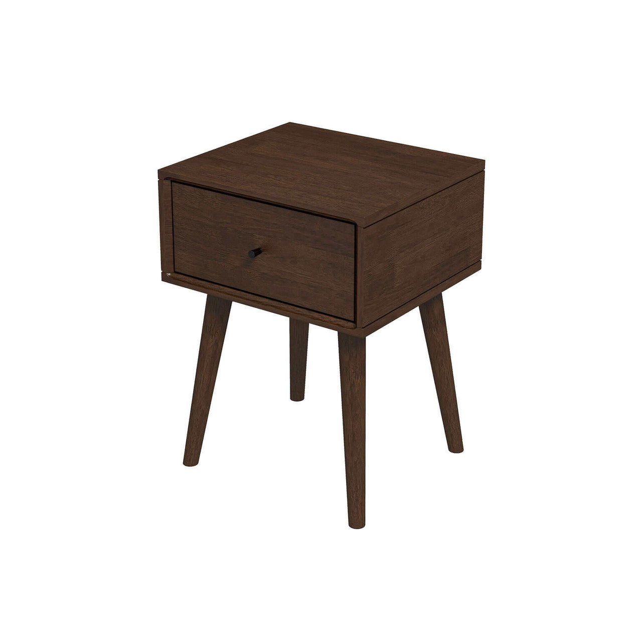 Avery  Solid Wood Night Stand 1 Drawer - Walnut