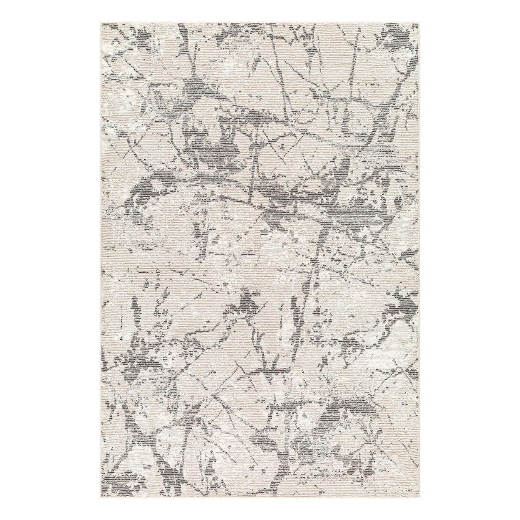 Alder Charcoal/Taupe Machine Woven Rug ALD-2314 - 1'11" x 3'9"