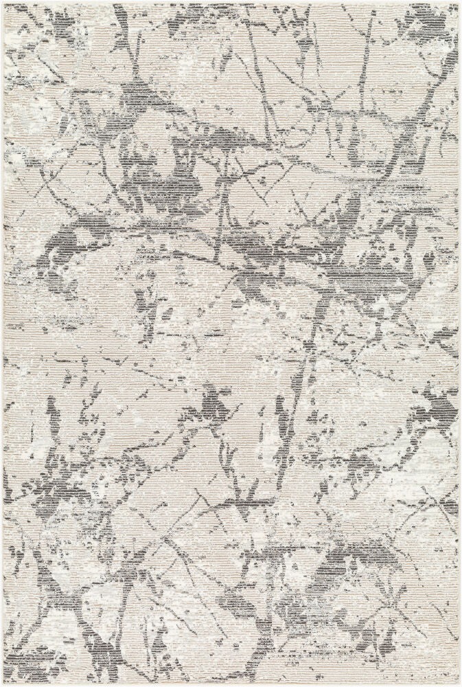 Alder Charcoal/Taupe Machine Woven Rug ALD-2314 - 1'11" x 3'9"