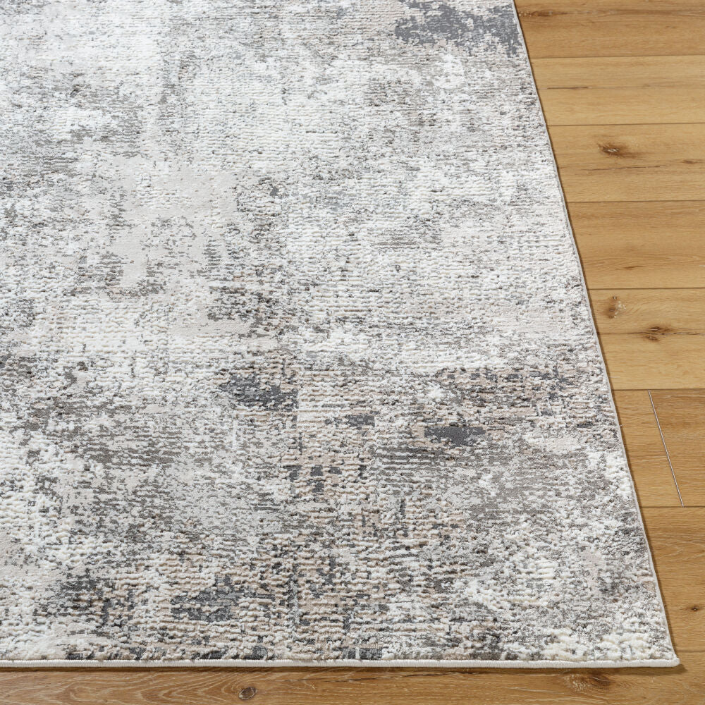 Alder Charcoal/Taupe Machine Woven Rug ALD-2319 - front
