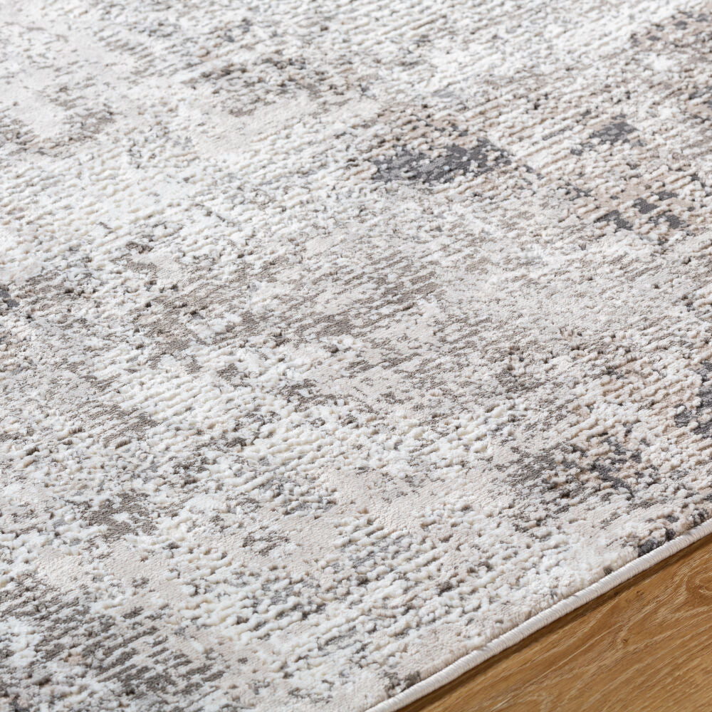 Alder Charcoal/Taupe Machine Woven Rug ALD-2319 - texture