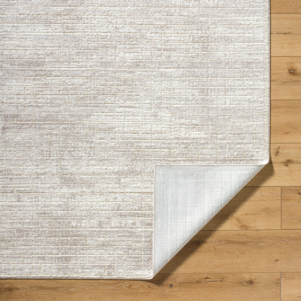 Alder Cream/Taupe Machine Woven Rug ALD-2322 - fold
