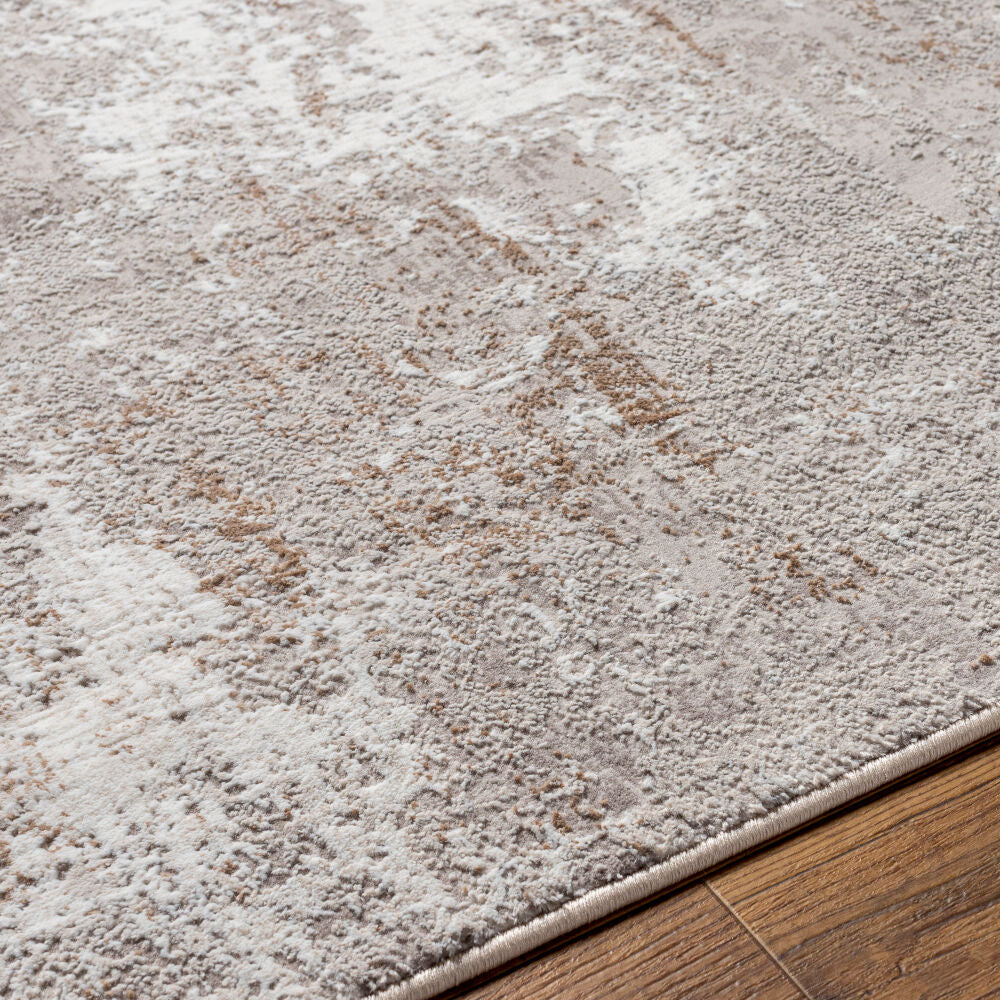 Allegro Charcoal/Tan Machine Woven Rug ALG-2304 - texture