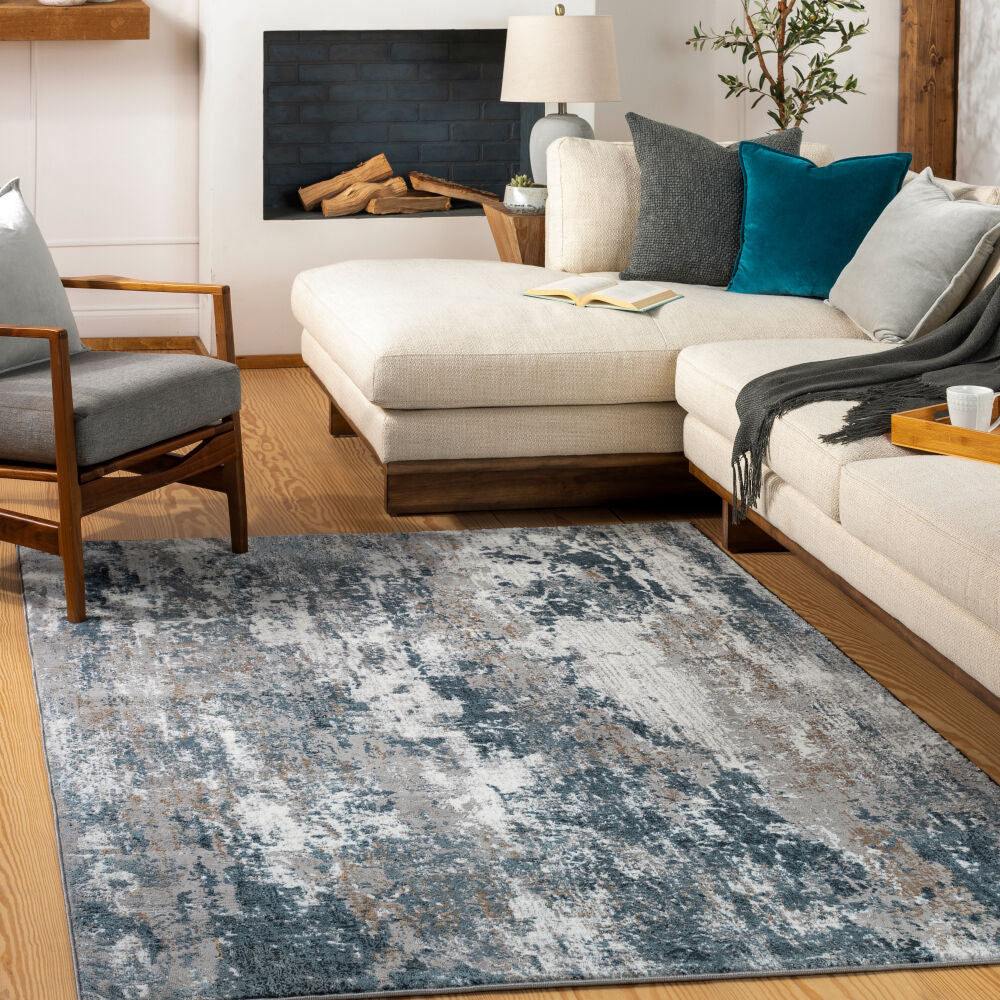 Allegro Ivory/Tan Machine Woven Rug ALG-2306 - roomscene