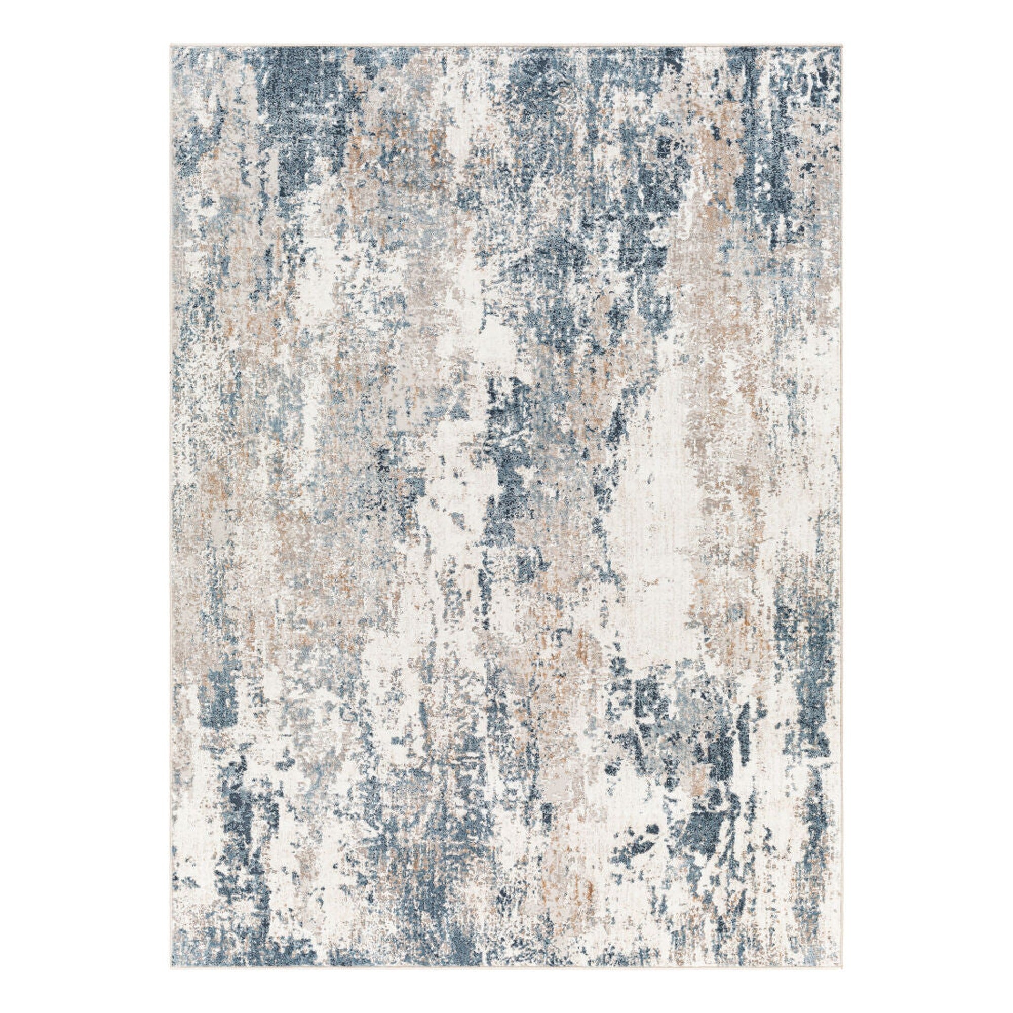 Allegro Ivory/Tan Machine Woven Rug ALG-2307 - 5'3" x 7'
