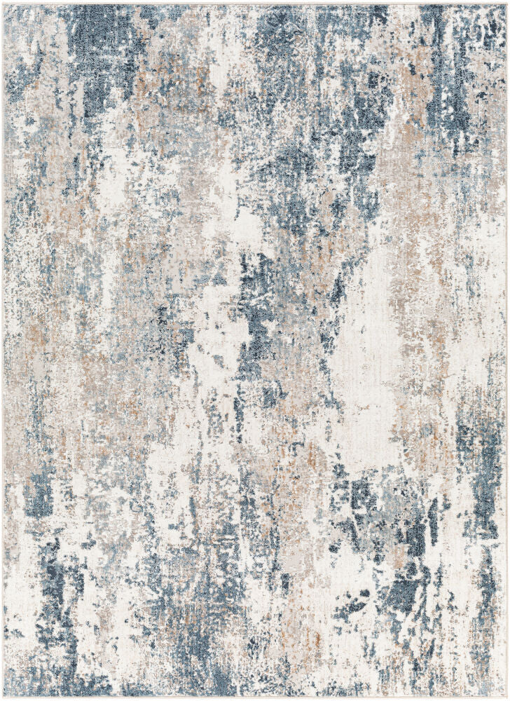 Allegro Ivory/Tan Machine Woven Rug ALG-2307 - 5'3" x 7'