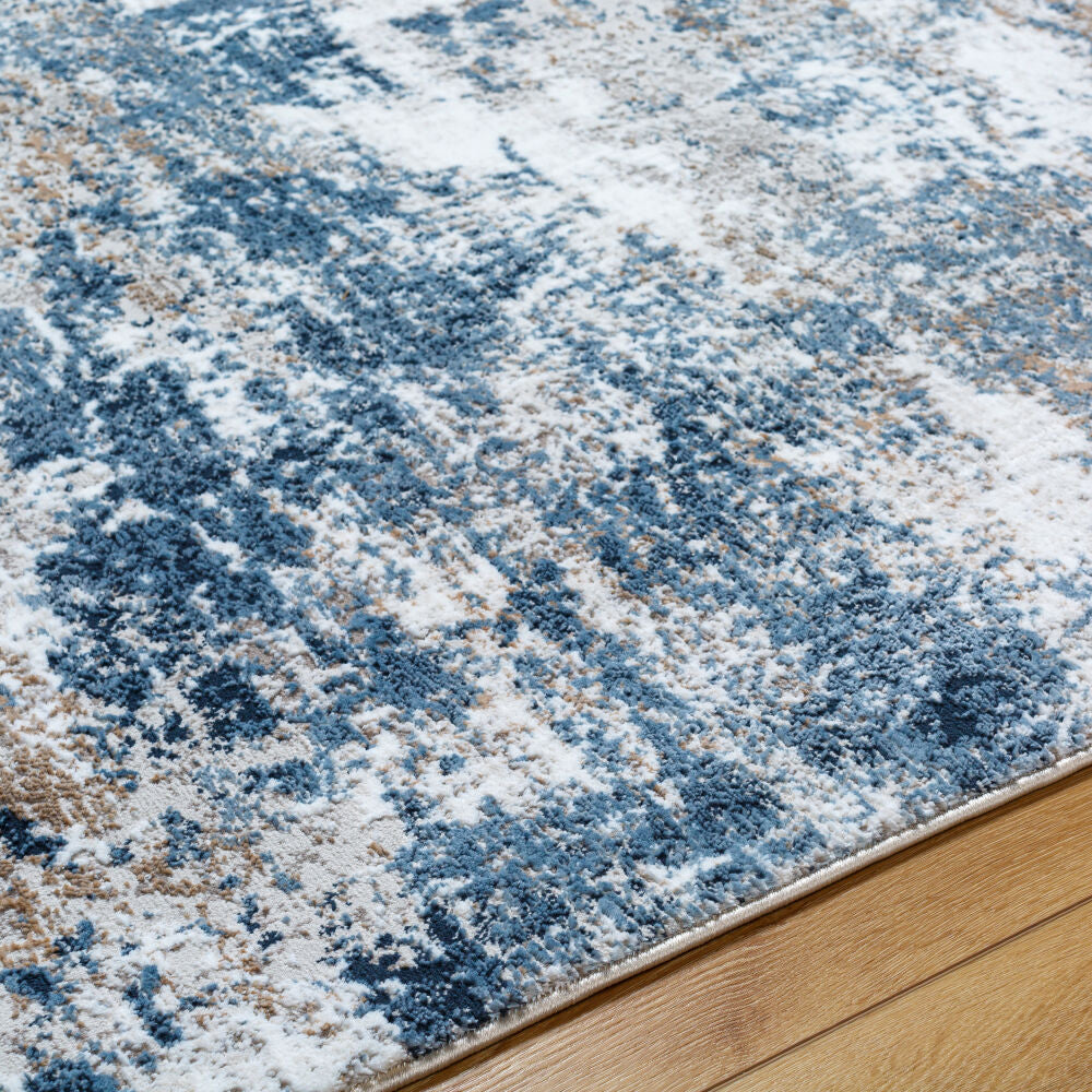 Allegro Ivory/Tan Machine Woven Rug ALG-2307 - texture