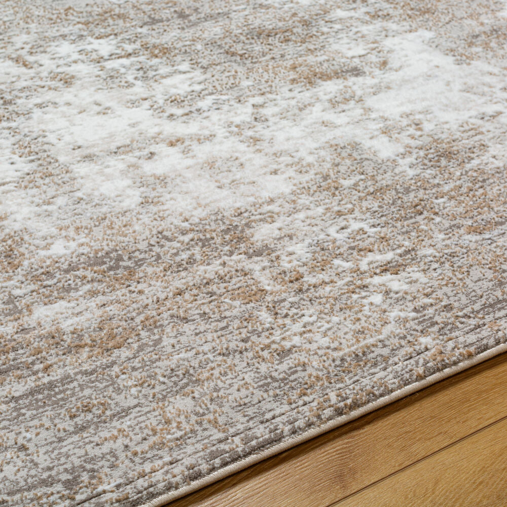 Allegro Ivory/Tan Machine Woven Rug ALG-2313 - texture