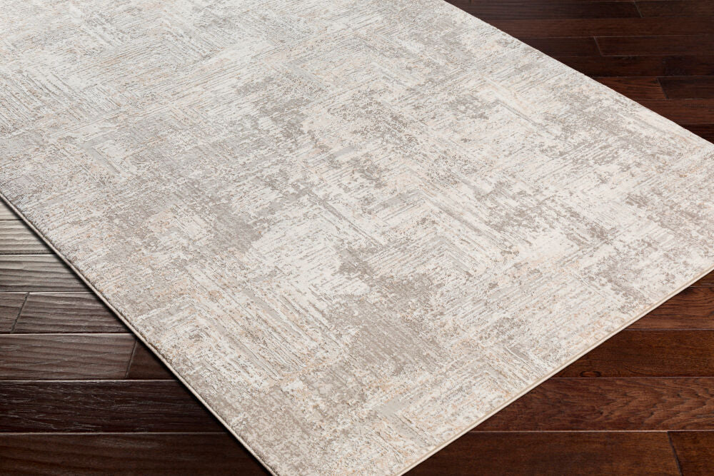 Allegro Ivory/Tan Machine Woven Rug ALG-2320 - corner