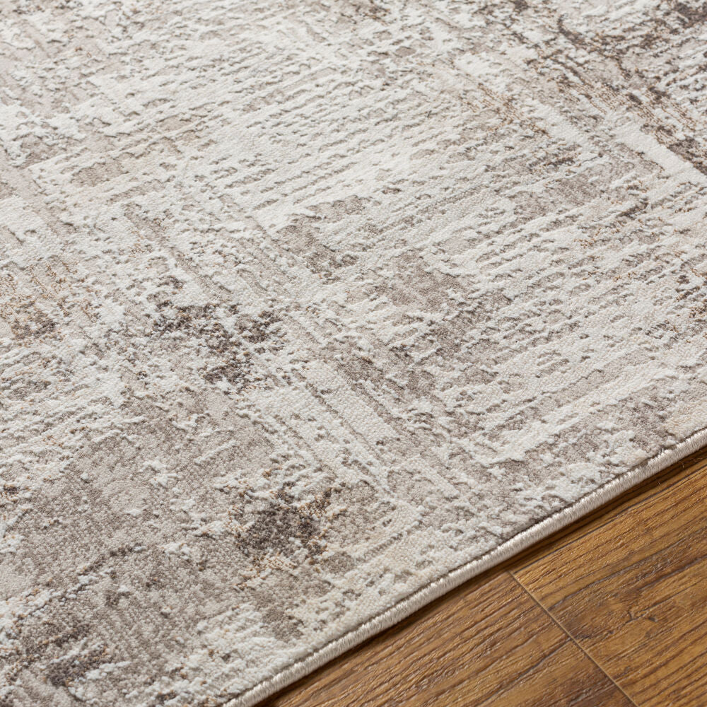 Allegro Charcoal/Tan Machine Woven Rug ALG-2321 - texture