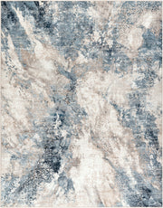 Allegro Ivory/Tan Machine Woven Rug ALG-2338 - 5'3" x 7'