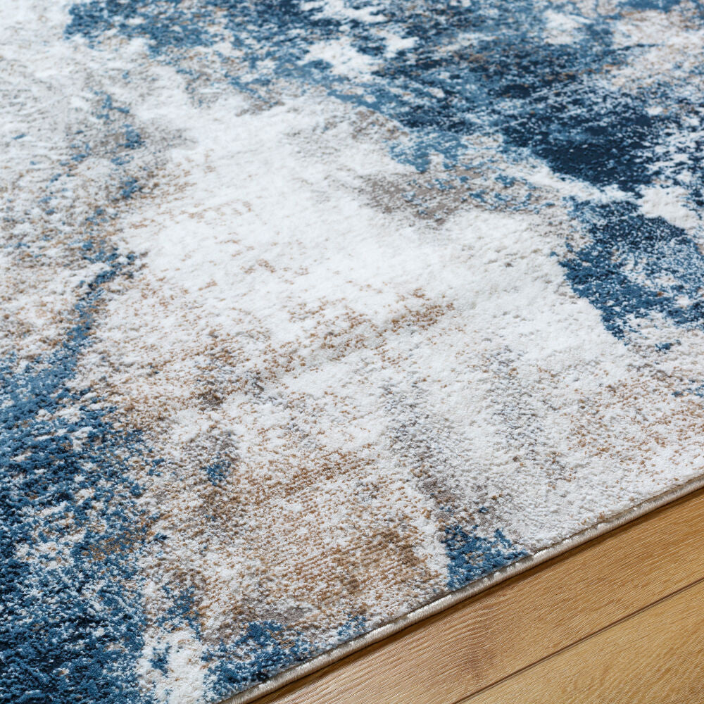 Allegro Ivory/Tan Machine Woven Rug ALG-2338 - texture