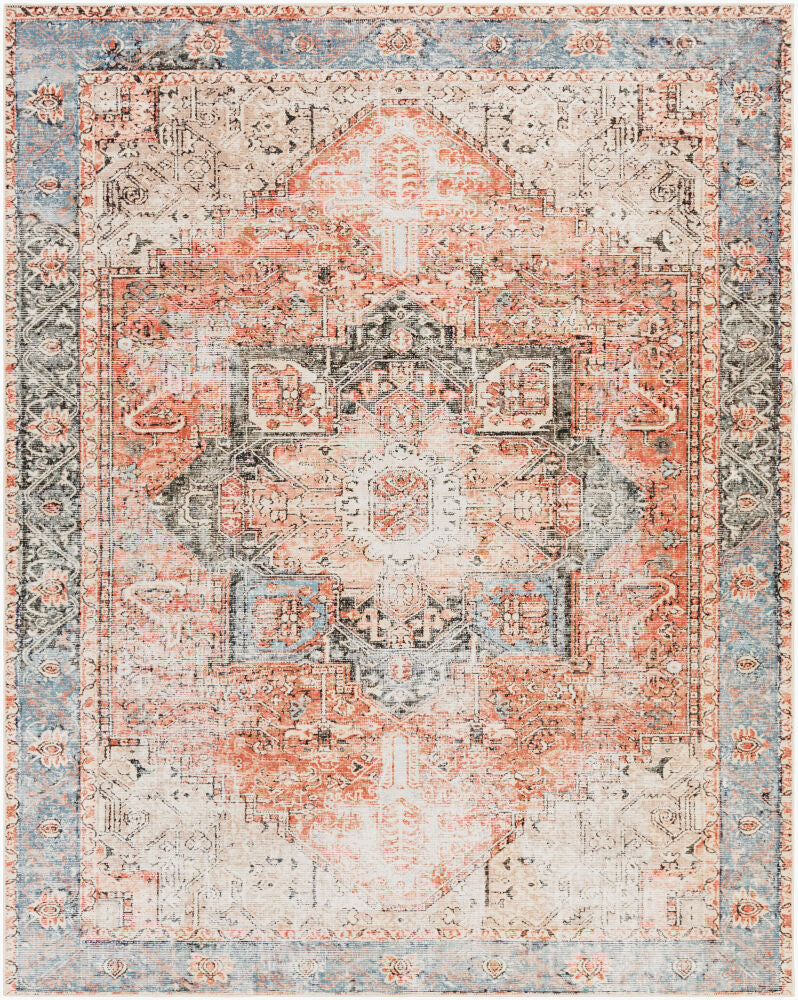 Amelie Beige/Tan Machine Woven Rug - 2'7" x 13'11"