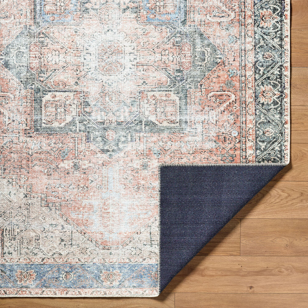 Amelie Beige/Tan Machine Woven Rug - fold