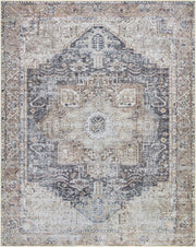 Amelie Beige/Taupe Machine Woven Rug - 2'7" x 13'11"