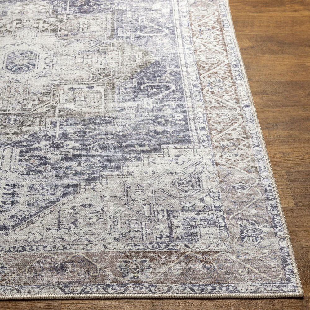 Amelie Beige/Taupe Machine Woven Rug - front