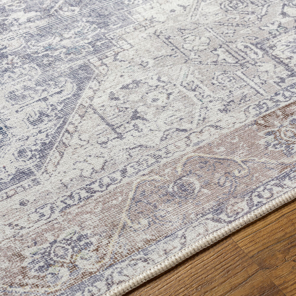 Amelie Beige/Taupe Machine Woven Rug - texture