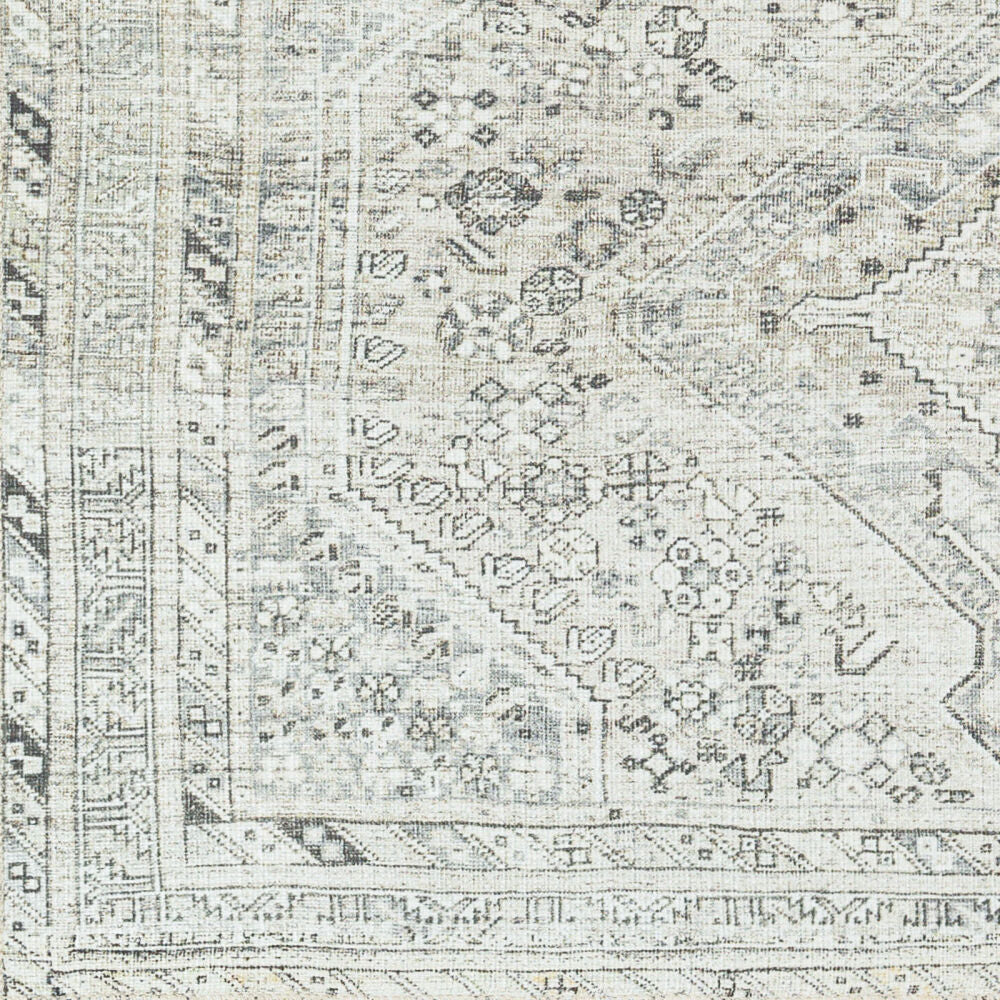 Amelie Charcoal/Taupe Machine Woven Rug - swatch