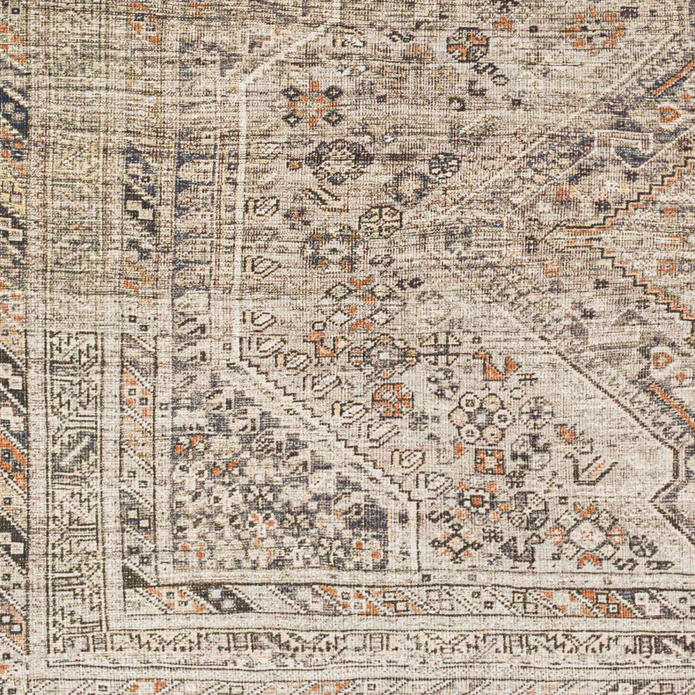 Amelie Black/Slate Machine Woven Rug - swatch