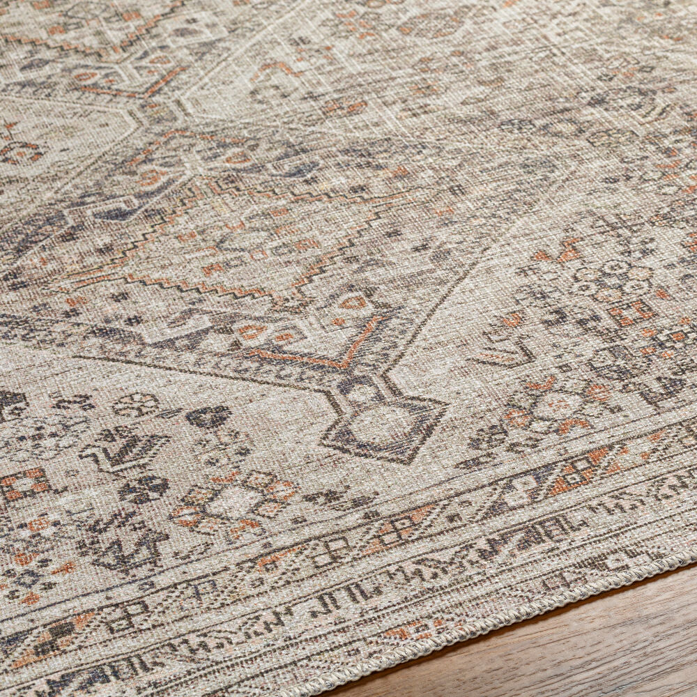 Amelie Black/Slate Machine Woven Rug - texture