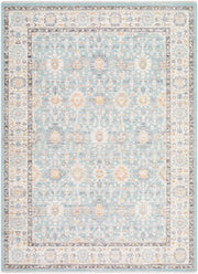 Amir Beige/Sky Blue Machine Woven Rug AMR-2304 - 5'3" x 7'