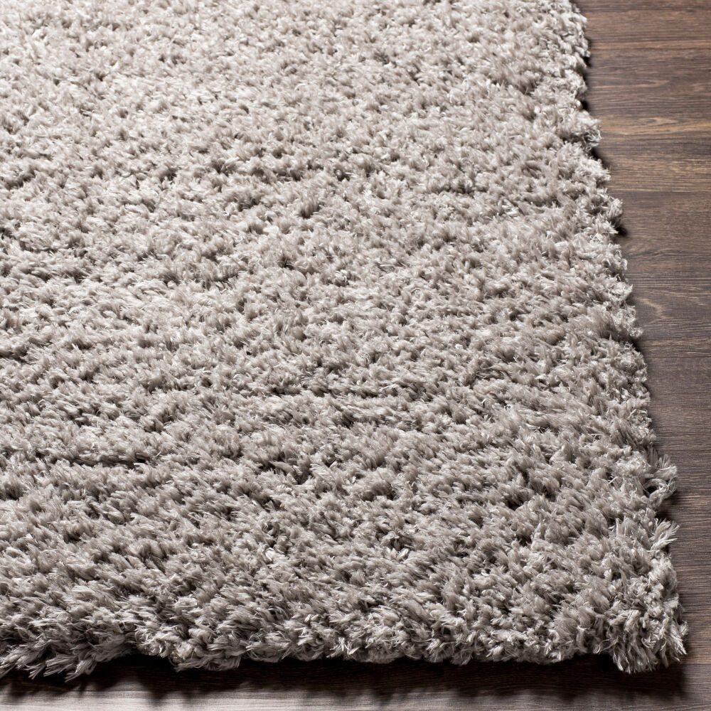 Angora Medium Gray Machine Woven Rug - front