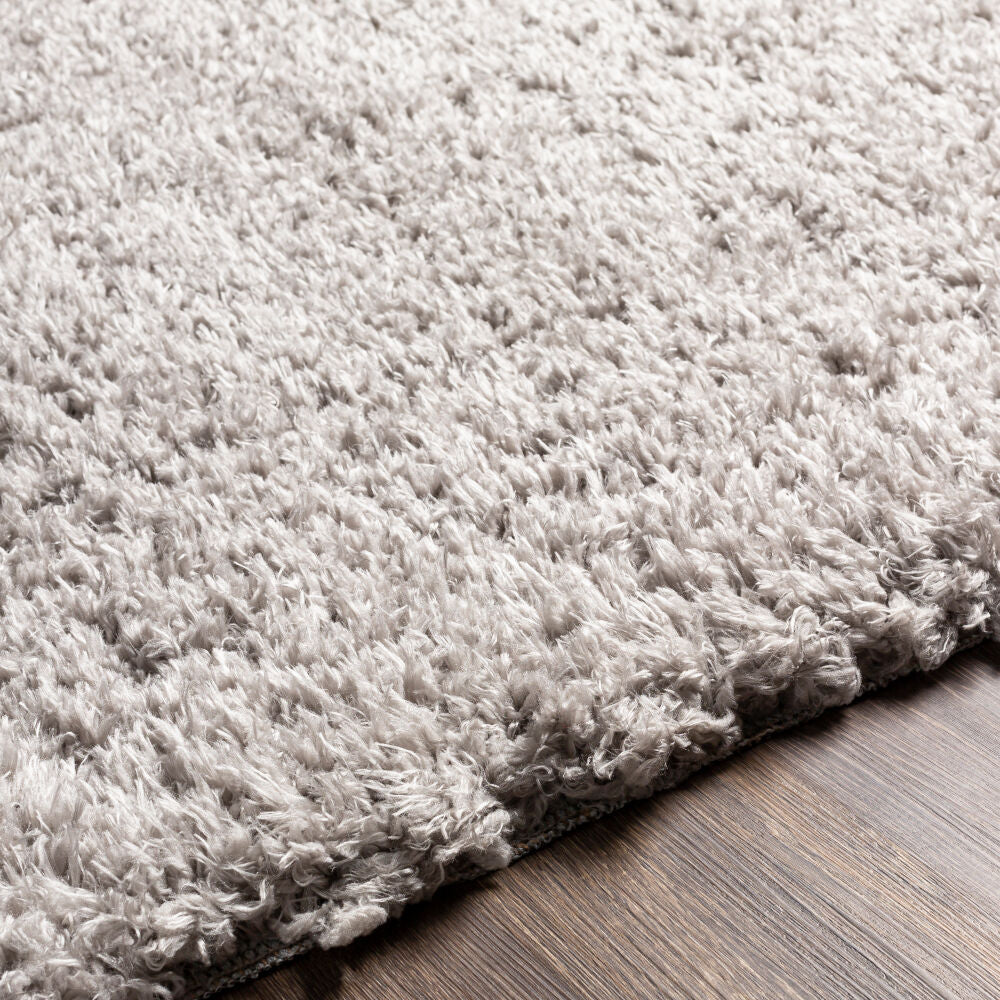 Angora Medium Gray Machine Woven Rug - texture