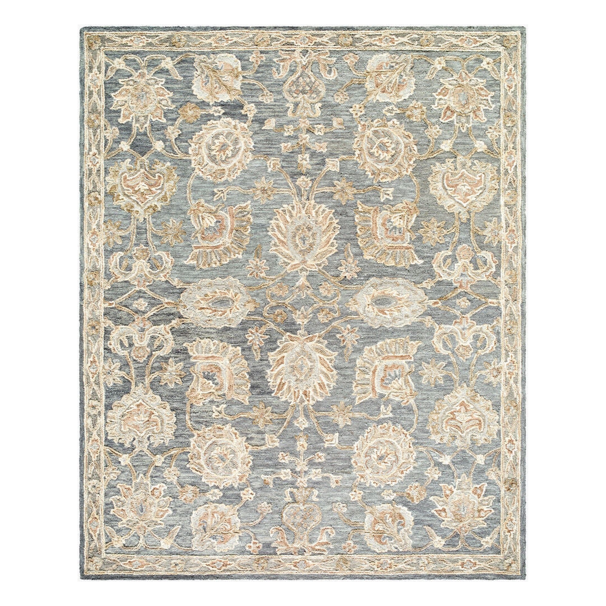 Arnold Blush/White Handmade Rug AOD-2300 - 10' x 14'