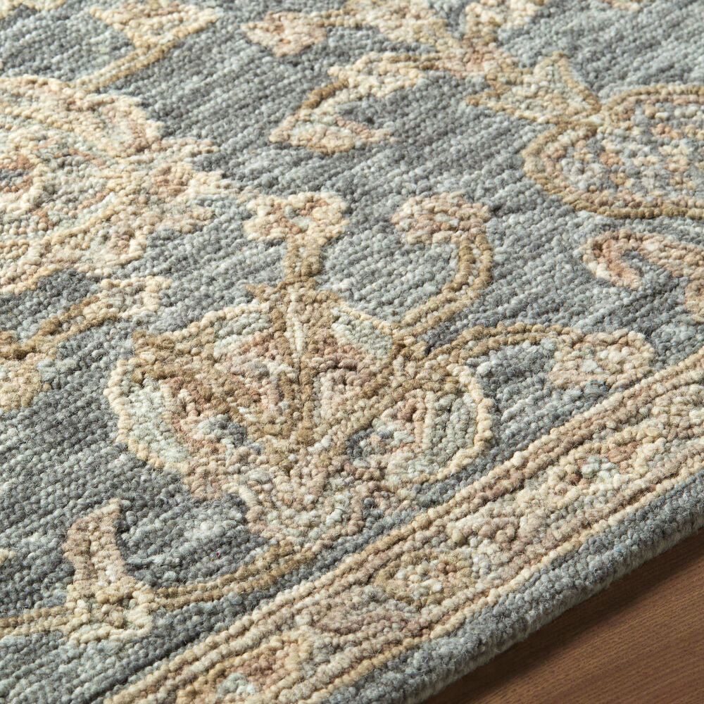 Arnold Blush/White Handmade Rug AOD-2300 - texture