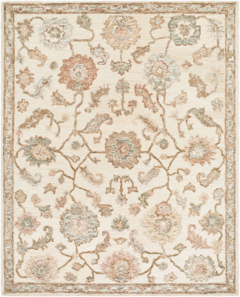 Arnold Blush/White Handmade Rug AOD-2301 - 2' x 3'