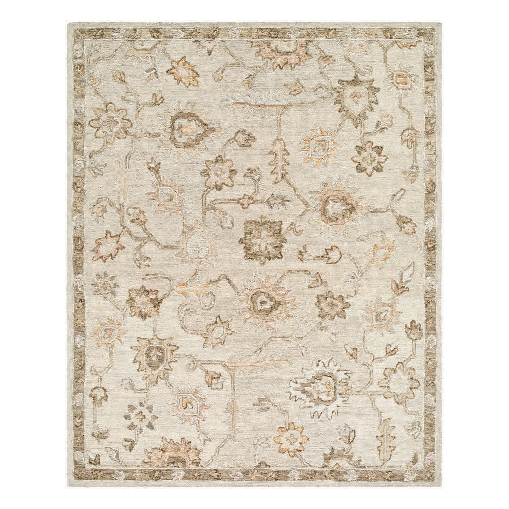 Arnold Blush/White Handmade Rug AOD-2305 - 2' x 3'