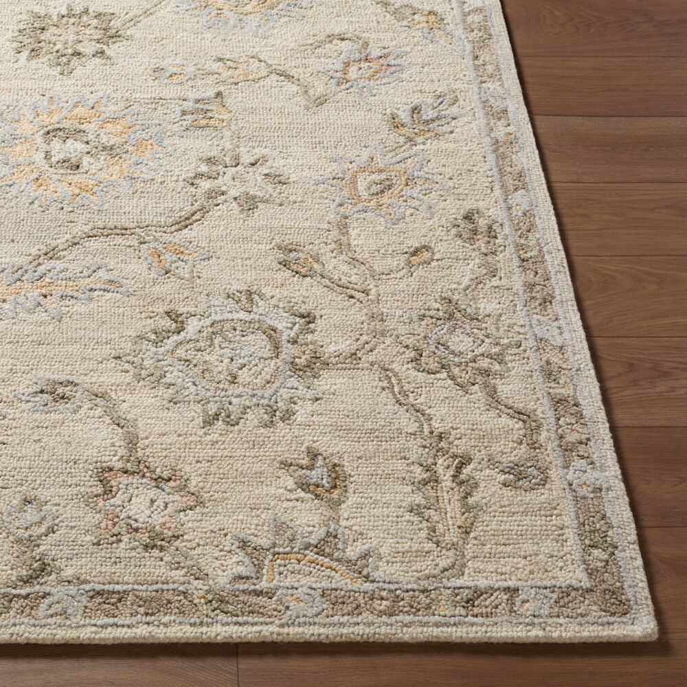 Arnold Blush/White Handmade Rug AOD-2305 - front