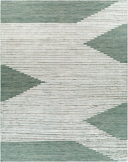 Apache Cream/Sage Handmade Rug - 2' x 3'