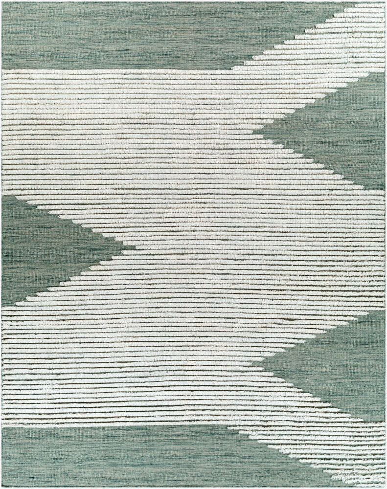 Apache Cream/Sage Handmade Rug - 2' x 3'