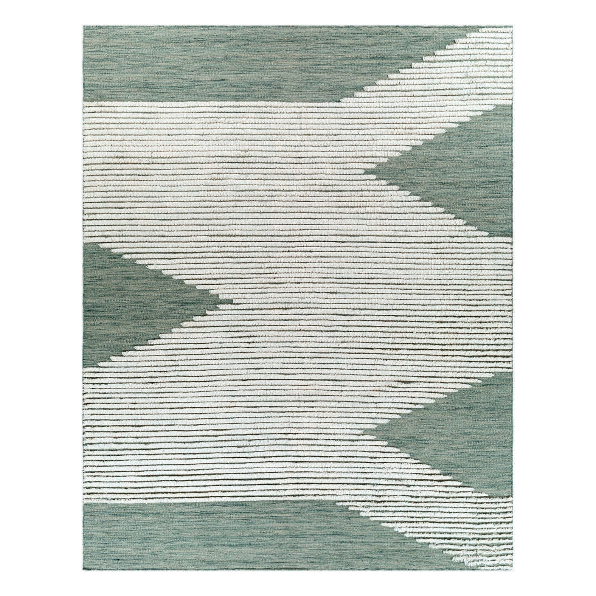 Apache Cream/Sage Handmade Rug - 2' x 3'