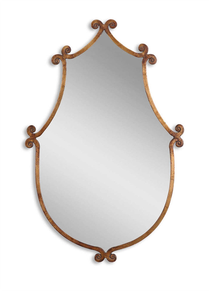 Harvest Serenity Champagne Gold Wall Mirror