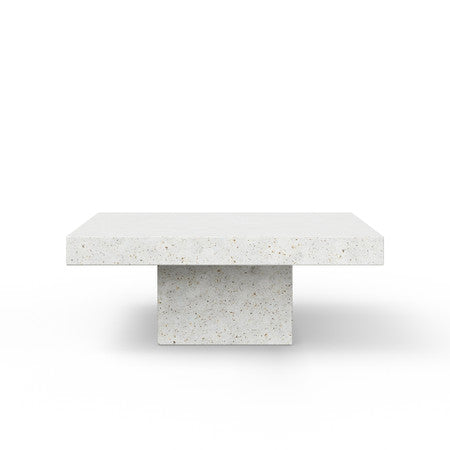 Mixx Una Square Coffee Table - Ivory Terrazzo