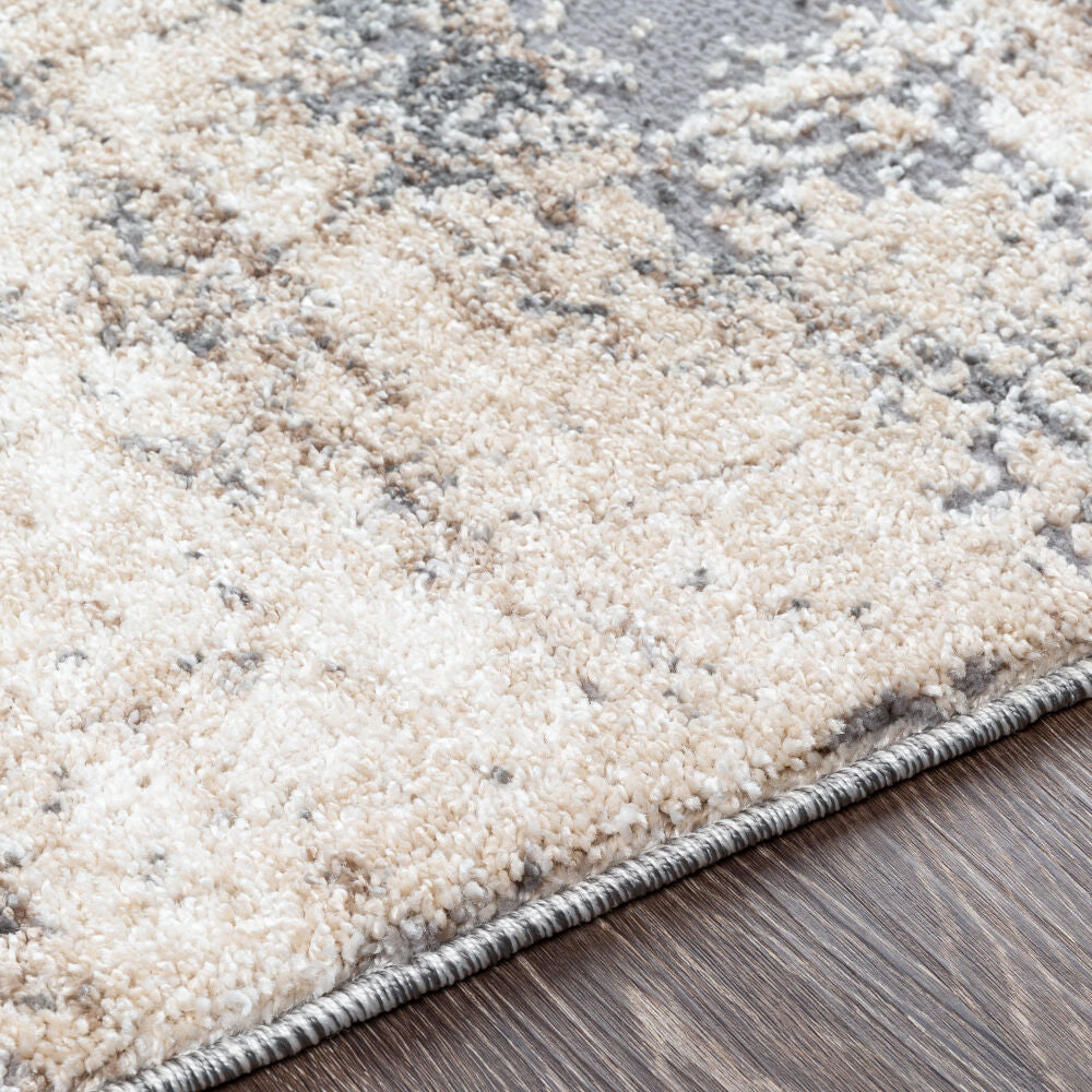Andorra Beige/Off-White Machine Woven Rug ARD-2300 - texture