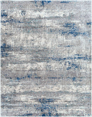 Andorra Aqua/Off-White Machine Woven Rug ARD-2301 - 2' x 2'11"