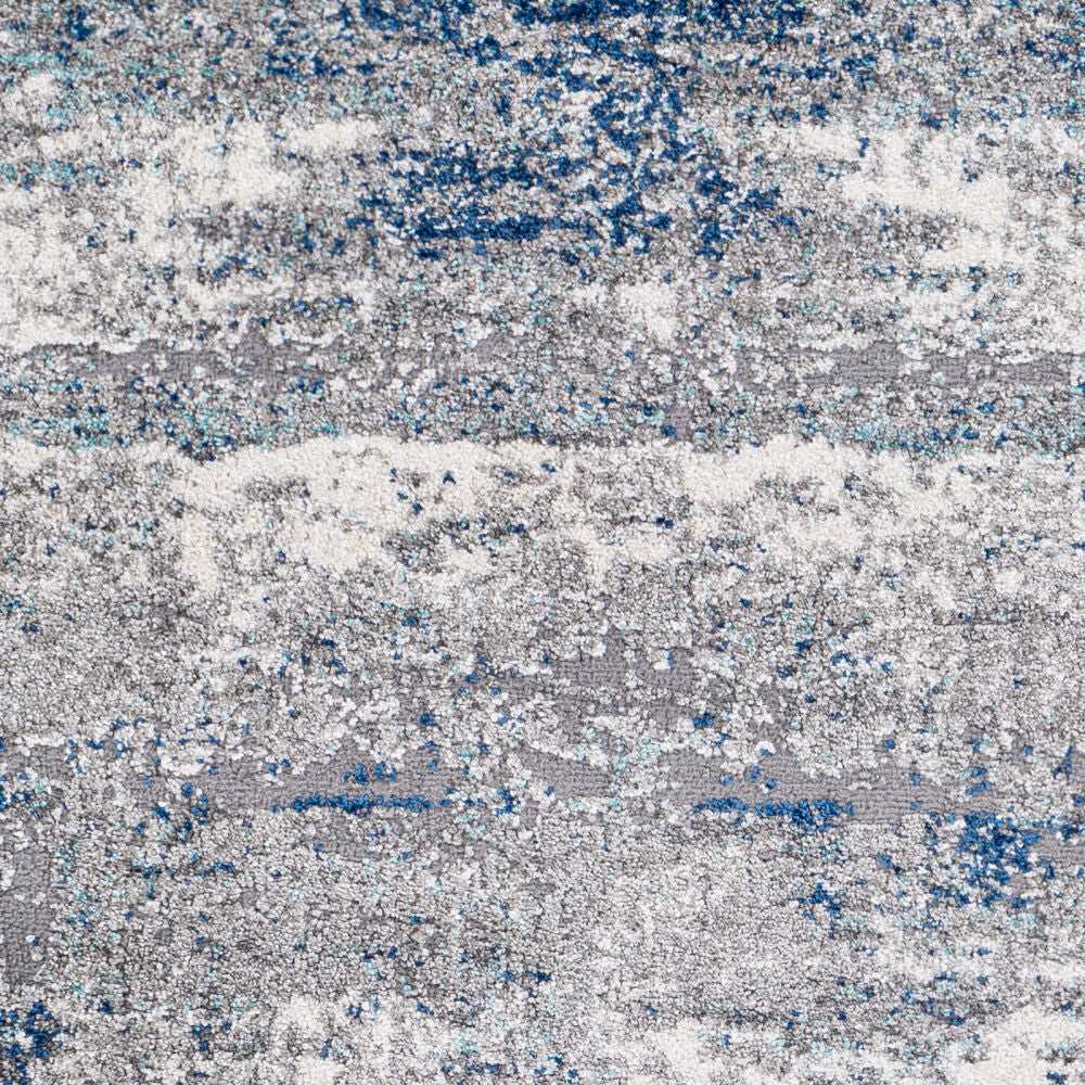 Andorra Aqua/Off-White Machine Woven Rug ARD-2301 - swatch