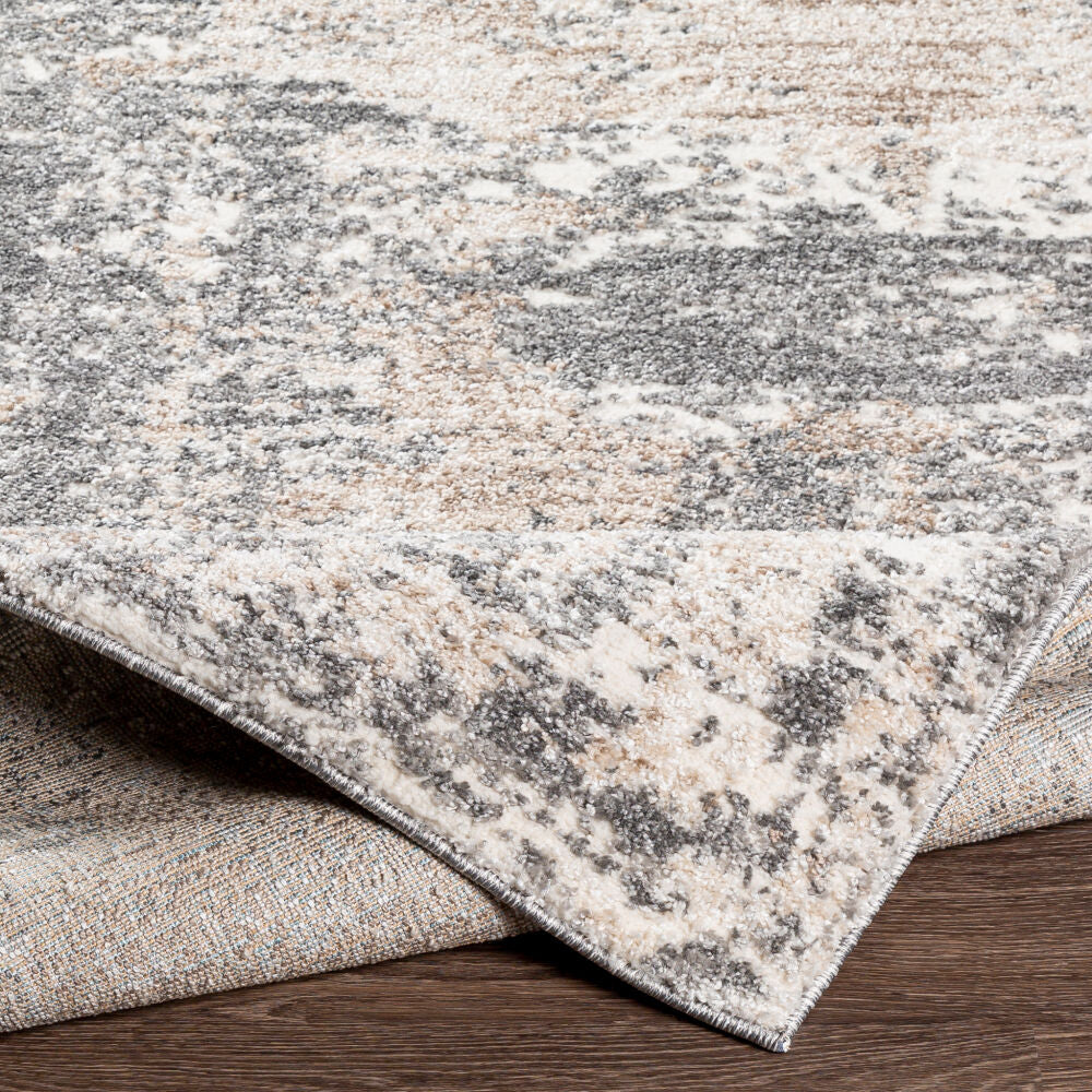 Andorra Beige/Off-White Machine Woven Rug ARD-2302 - fold