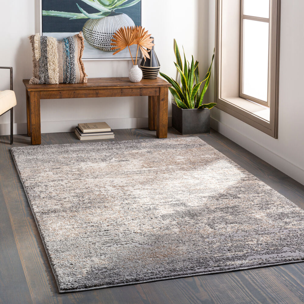 Andorra Beige/Off-White Machine Woven Rug ARD-2306 - roomscene