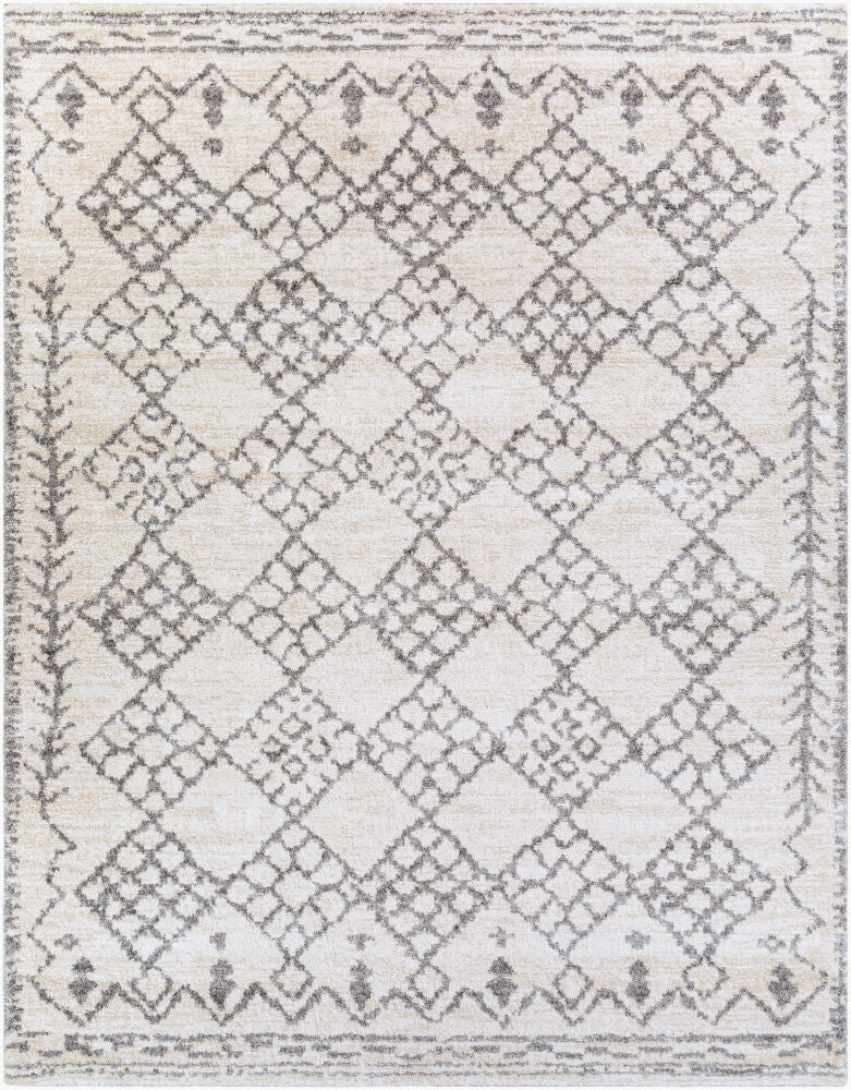 Andorra Beige/Off-White Machine Woven Rug ARD-2307 - 2' x 2'11"
