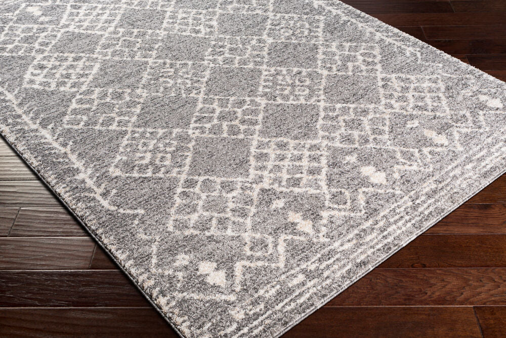 Andorra Beige/Off-White Machine Woven Rug ARD-2308 - corner