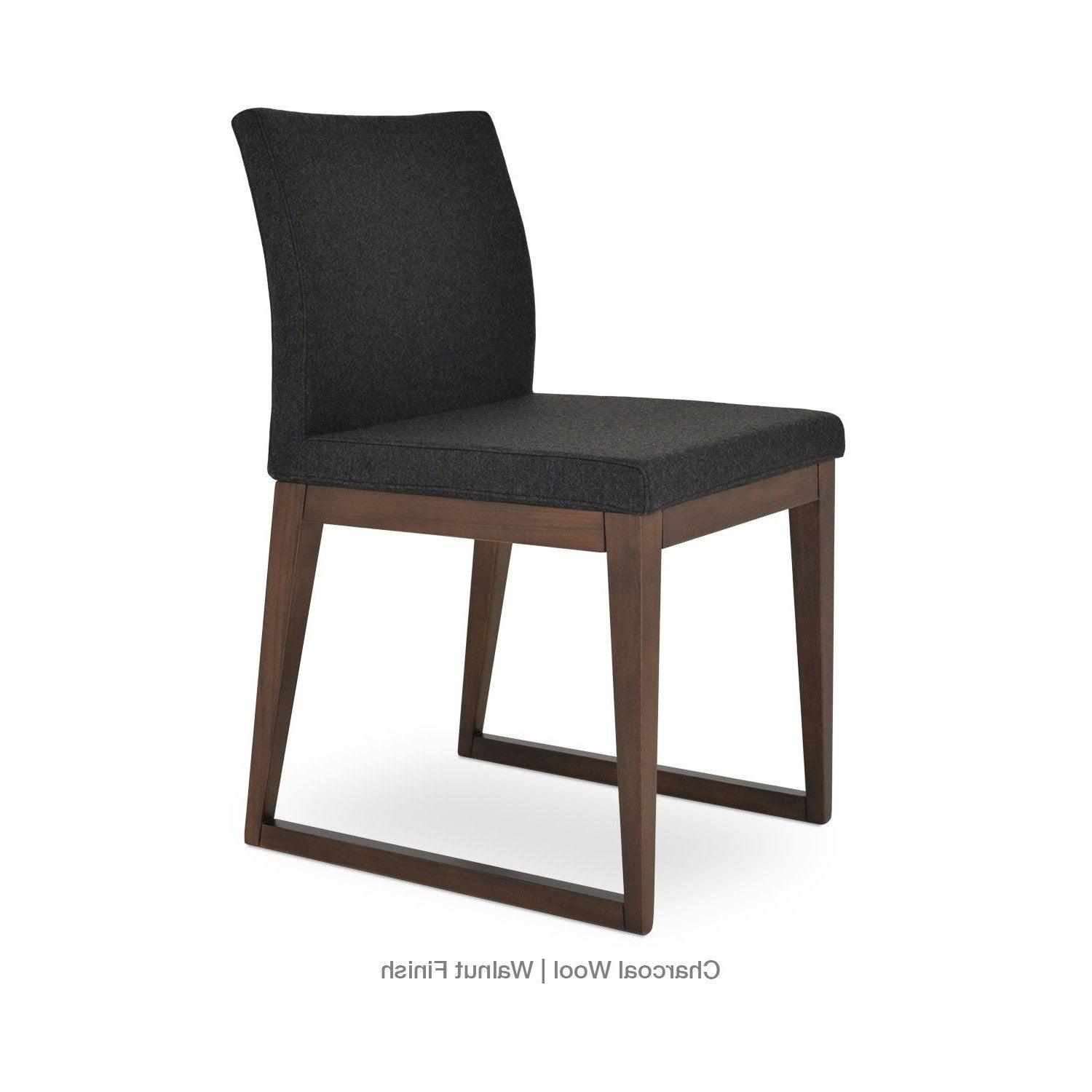 ARIA SLED WOOD CHAIR