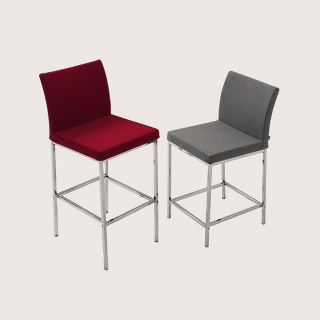 Aria Chrome Bar Stool